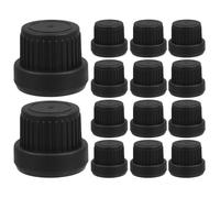 ARTIBETTER 30Pcs Dropper Bottle Cap Replacement for Essential Oils 5-100Ml Inner Stopper and 18-Thread Screw Suitable for Perfume Bottles at Home or Travel