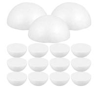 Artibetter 30pcs Half Foam Balls for Crafts: 7. 7cm White Polystyrene Demi Sphere Balls for DIY Crafts, Flower Arrangements & Christmas Decorations