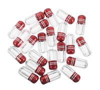 ARTIBETTER 30pcs Travel Pill Bottle Empty Plastic Medicine Bottle with Cap for Liquid Solid Powder Travel Storage for Candies or Tiny Essentials