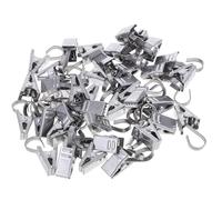 Artibetter 36pcs Rug Hanging Clips Rug Display Clips Tapestry Holder Stainless Steel Silver Heavy Duty Easy Installation Reliable Performance Elegant Simple Design for Backdrops and Curtains
