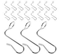 Artibetter 36pcs Space Saving Stainless Steel Hanger Connector Hooks for Clothes and Handbags with Easy Setup, Mini Metal Extension Hook for Household Organization and Closet Storage