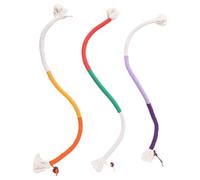 Artibetter 3pcs Chewable Cotton Rope Cat for Indoor Kitten and Pet Cat, Lightweight and Sturdy Teeth Cleaning Suitable for Self-playing and Interactive Fun