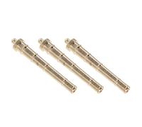 Artibetter 3pcs Copper Miniature Tube Model for Ship Model DIY Projects and Home Decor Sturdy Golden Copper Crafting Decor Versatility and Collectible Accessories