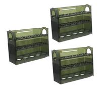 Artibetter 3pcs Egg Storage Rack for Fridge Chicken Egg Holder Organizer for Refrigerator Plastic Design