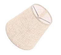 ARTIBETTER 3pcs Fabric Lampshade Linen Cloth Drum Shade Soft Light Filter Desk Lamp Cover for Bedside Kitchen Nursery Gentle Diffused Glow Easy Replacement Table Lamp Shades