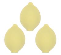 Artibetter 3pcs Fruit Shaped Makeup Sponge Set for Blending Foundation and Powder, Soft Yellow Polyurethane Beauty Sponges That Don’t Soak up Products, for Everyday Makeup Application