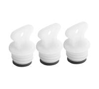 Artibetter 3pcs Hot Water Bag Stoppers Rubber Replacement Caps Versatile Compatibility Easy Replacement White Small Portable for Adults Warm Water Bottles