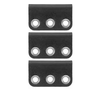 Artibetter 3pcs Notebook Pen Holder, 3-Holes PU Leather Pen Loop for Planner, Ring Binder and Journal, Writing Sleeve for Office, School and Daily Planning
