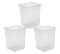 Artibetter 3pcs Plastic Snail Feed Bins and Spider Enclosures with High Visible Design and Ventilation Holes Suitable for Frogs and Small Turtles Terrarium