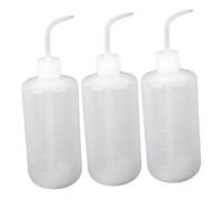 ARTIBETTER 3pcs Practical Squeeze Watering Bottles with Curved Nozzle for Indoor Plants Lightweight Flow Control Containers for Garden and Office Plant Care