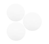 Artibetter 3pcs Round Acrylic LED Diffuser Shade 6.5 Inch Diameter 1mm Thick Lightweight Ceiling Lamp Cover Softens Harsh Light Modern White Lampshade Diffuser for Dining Areas and Bedrooms