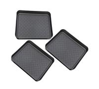 Artibetter 3pcs Shoe Storage Tray Boot Trays Boot Rack Storage Outdoor Indoor Mats for Mudroom Home Entryway