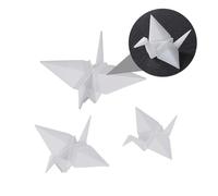 Artibetter 3pcs Silicone Epoxy Moulds for 3D Sky and Ocean Landscape Modelling, White Vivid Paper Crane and Airplane Craft Fillers for Artistic Resin Casting