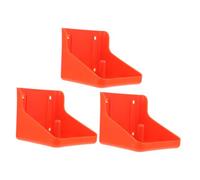 ARTIBETTER 3Pcs Thickened Salt Block Holder Livestock Feeder Tray for Sheep Goats Cattle Plastic Salt Licking Rack with Smooth Surface Easy to Clean and Assemble for Farm Use