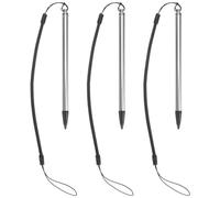 ARTIBETTER 3pcs Touch Pen with Spring Rope: Resistive Touch Screens Pen - High Precision Fine Tip Stylus - Resistive Touchscreen Hard-Tip Pencil, Red