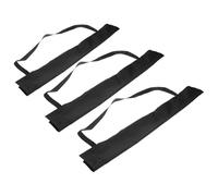 Artibetter 3pcs Water Absorbing Umbrella Bag with Long Handle, Black Fiber Umbrella Storage Bag Quickly Absorbs Rain, Wear and Break Resistant, Portable Protective Case Suitable for Bus