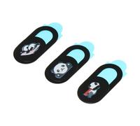 Artibetter 3pcs Webcam Cover Slide for Laptop and Tablet Ultra Thin Privacy Anti-peeping Design Cute Panda Pattern for Secure Digital Life