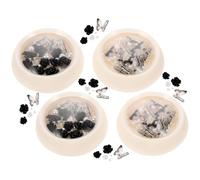 ARTIBETTER 4 Boxes Rhinestones Nail Decors Resin Suitable for Face Decoration Create Makeup Beauty Professional Nail Experts Learners DIY Face Makeup at Home