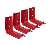ARTIBETTER 4 Set Fire Extinguisher Wall Brackets Heavy Duty Metal Hooks with Screws Powder-coated Fire Extinguisher Holders for Home Office Car Supports Up to Secure and Stable Mounting