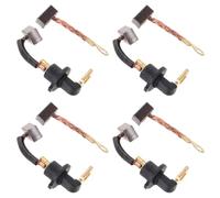 Artibetter 4 Sets Electric Motor Carbon Brush Kit - Starter Motor Replacement Brushes Compatible for GY6 125CC Scooters ATVs Go Karts Motorcycles Four-Wheelers