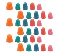 ARTIBETTER 40pcs Reusable Rubber Finger Guards Finger Tips Covers for Office Writing Sewing Knitting and Money Counting with Safety Protection