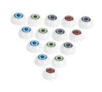 ARTIBETTER 40pcs Round Plastic Craft Eyes for DIY Dolls Crochet Animal Eyes for Stuffed Handmade Crafts Creative Art Supplies in Blue Brown Gray Green