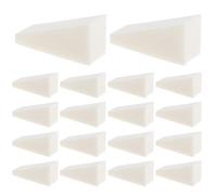 Artibetter 40pcs Triangle Makeup Sponges Mini Foundation Wedges Soft Sponge Material Lightweight Cosmetic Applicators on The Go Touchups and Nail Art