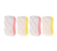 Artibetter 4pcs Bath Sponges Exfoliating Shower Sponges for Bathroom and Home Massaging Function for Deep Cleansing and Gentle Skin Care Random Color