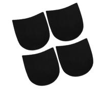 Artibetter 4pcs Black Rubber Shoe Heel Protector Pads for Sandals and High Heels Enhancing Stability for Travel and Business Trips