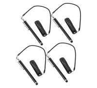 Artibetter 4pcs Capacitive Touchscreen Stylus Pen with Ergonomic Plastic Design for Tablets and Laptops, High Sensitivity Resistance Pen for Artists and Drawing Use