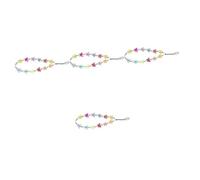 Artibetter 4pcs Chic Butterfly Beaded Phone Chain Durable Hanging Strap for Mobile Phones Id Cards and Accessories Lightweight Wrist Lanyard Decoration Design for Women