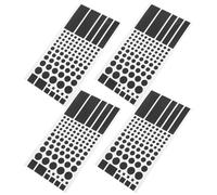 Artibetter 4pcs Dimming Stickers Blocking Covers Electronic Light Covers for Routers Appliances Tv Indicator Lamp Blackout Adhesive Tape