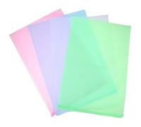 ARTIBETTER 4pcs Exfoliating Back Scrubber Towels Body Washcloths with Soft Nylon Mesh for Shower Dead Skin Removal, Multi-color Bath Exfoliator Cloths Suitable for Daily Body Scrubbing