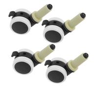 ARTIBETTER 4pcs High Chair Caster Wheels Plastic Replacement for Dining Chairs Easy to Install Sturdy Swivel Castors for Booster Seats Random Color