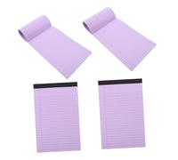 Artibetter 4Pcs Legal Pad Notepads Multi Use Lined Memo Pads Tearable Undated Notebooks for Work School Office Note Taking and Planning