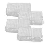 Artibetter 4pcs Plastic Mesh for DIY Embroidery Pads Plastic Canvas for Crafting Bags and Coasters Smooth Surface Easy to Cut and Sew