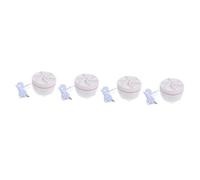 ARTIBETTER 4pcs Portable Mini Washing Machine Compact Folding Travel Washer for Socks and Underwear Lightweight Design for Business Trips and Vacations