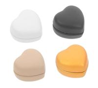 Artibetter 4pcs Professional Hijab Magnetic Pins Hijab Magnets Shawl Magnetic Pin Heart Shape Scarf Buckle Wear-resistant Button