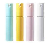 Artibetter 4pcs Refillable Spray Bottles 30ml Pp Plastic Travel Dispenser Bottles with Macaron Colours, Convenient to Carry and One-piece Molding for Skincare and Toiletries