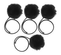 Artibetter 4pcs Replaceable Cat Plush Balls with Bell for Cat Trees Tower Interactive Hanging Soft Plush Material Replacement Spring Ball for Indoor Play and Exercise