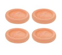 ARTIBETTER 4pcs Rustic Terracotta Bread Warmer Insulated Stoneware Sourdough Dough Proofer for Indoor Party Tables Oven-Ready Bread Humidity Keeper and Freshness Preserver for Thanksgiving