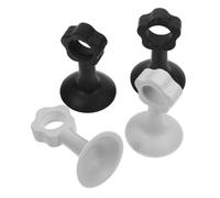 Artibetter 4pcs Silicone Door Stopper Wall Protectors with Flower Shape, Noise Reduction and Strong Flexibility, Sucker Door Knob Stoppers for Home Use, Wall Bumper Guards to Prevent Damage