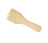 ARTIBETTER 4Pcs Small Beech Wood Cooking Spatulas Non-Stick Wooden Turner Kitchen Utensils Butter Scraper Set for Cooking and Baking