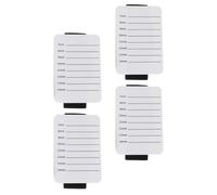 Artibetter 4pcs White Acrylic Eyelash Extension Tray Lightweight and Easy to Maintain Lash Extension Holder Suitable for Salon and Individual Home Use