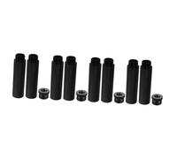 Artibetter 4sets Mic Boom Arm Stand Extension Rod Microphone Stand Extender Tube for Desk Sturdy Lightweight