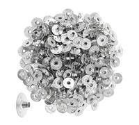 ARTIBETTER 500pcs Candle Wick Tabs for DIY Candle Making Metal Base Holders Compatible with Wicks and Wax Types Fire Safety Design for Secure and Burn in Home Decor and Seasonal Celebrations