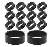 ARTIBETTER 500pcs Non-Slip Silicone Cable Ties for Power Cord Management, Heavy Duty Elastic Rubber Bands 12x4mm for Home, Office and School Organization