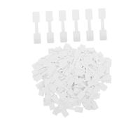 ARTIBETTER 500pcs Self Adhesive Blank Jewelry Price Labels Rectangular White Tags for Necklace Ring Bracelet Earring Identification with Ample Writing Space and Non Damaging Adhesive