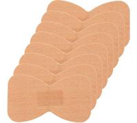 ARTIBETTER 50pcs Breathable Fabric Knuckle Large Butterfly Shape 76x45mm Disposable Wound Protective Patches for Finger Joint Care Adults