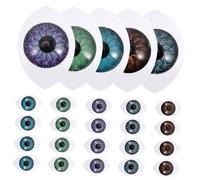 Artibetter 50Pcs Evil Charms DIY Jewelry Making Supplies Eye Ball Charms for Necklaces Bracelets Keychains Craft Projects